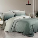 Спален комплект 3D памучен сатен - КАЙЛИ зелено